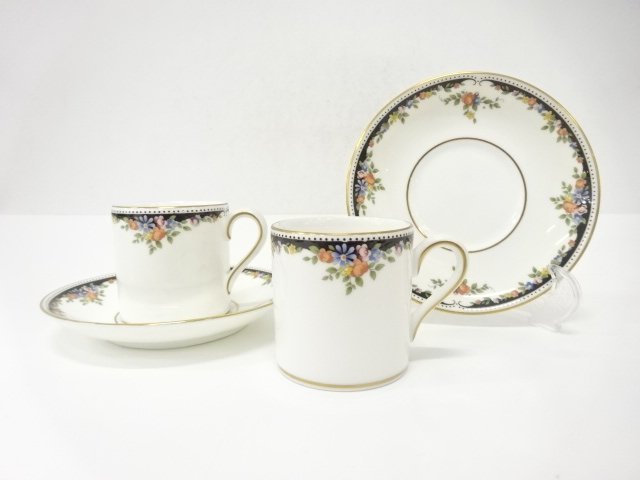 WEDGWOOD　ウェッジウッド　オズボーン　デミタスカップ＆ソーサーペア　洋食器